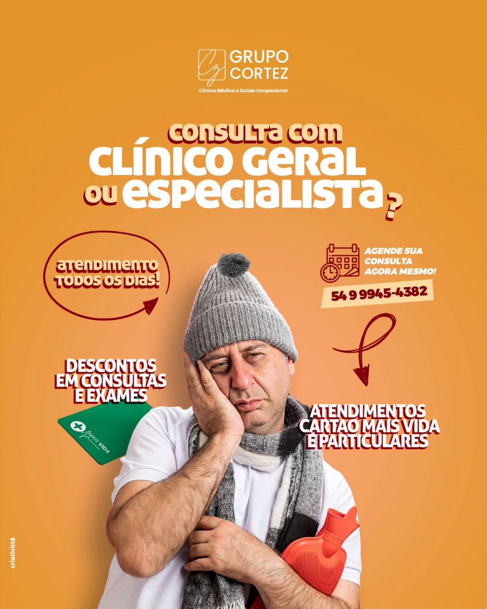 O Grupo Cortez atua nos estados do Rio Grande do Sul, Santa Catarina e Paraná, concentrando seus esforços na atenção primária e secundária à saúde. Além disso, dedica-se à gestão e ao gerenciamento da rede hospitalar, garantindo eficiência e qualidade. Também presta assessoria e consultoria especializadas nas áreas de medicina ocupacional e do trabalho, contando com uma equipe altamente qualificada e preparada para oferecer soluções personalizadas e eficientes.